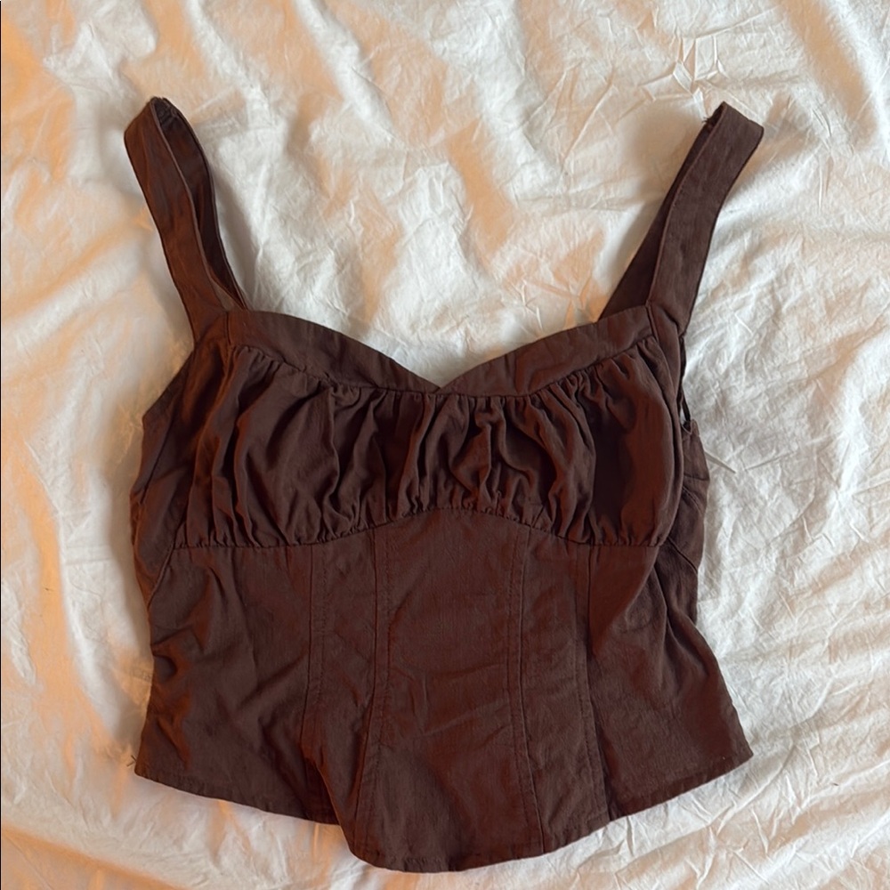 Moon River Corset Style Top